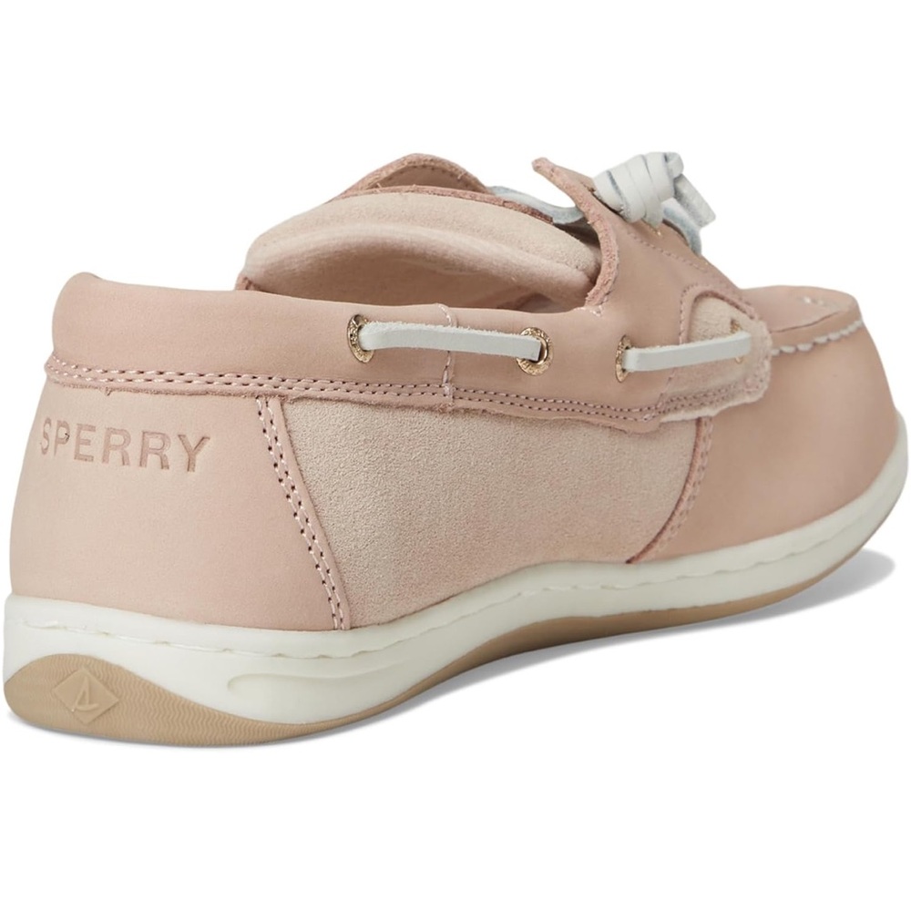 NWT Sperry Girls longfish boat shoes- color rose/pale pink- still in the box - Picture 3 of 9
